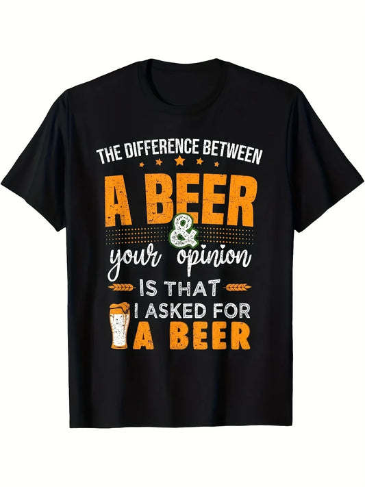 The Difference Between A Beer... T-shirt