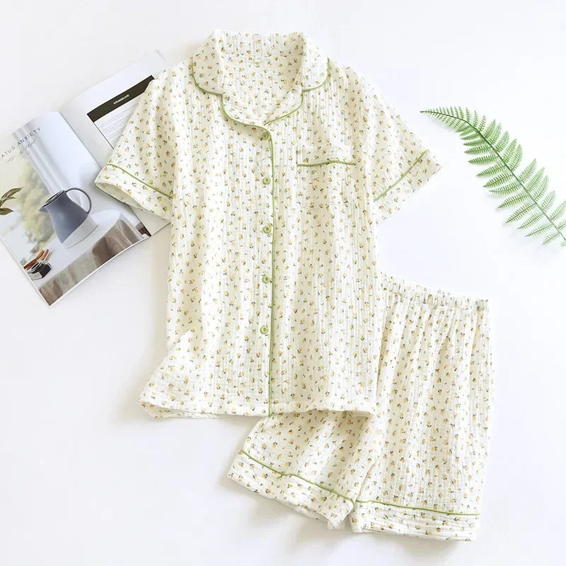 Cotton Two-Piece Pajamas