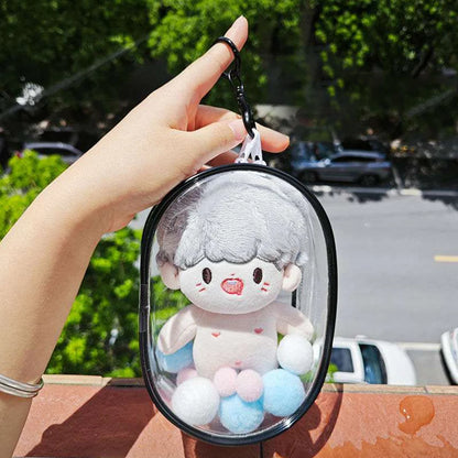 20cm Plush Doll Display Out Bag Transparent
