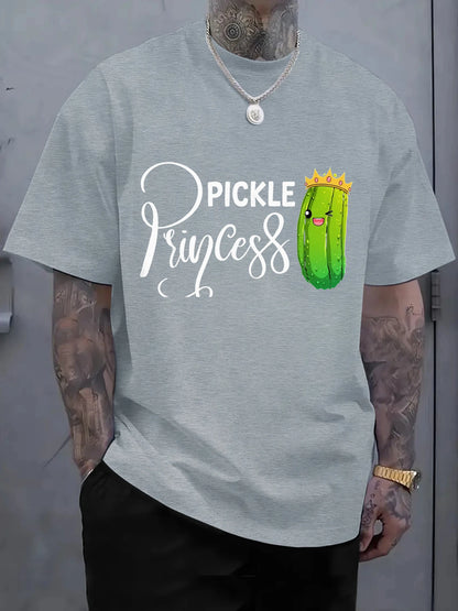 T-Shirt with Cactus King Graphic Print