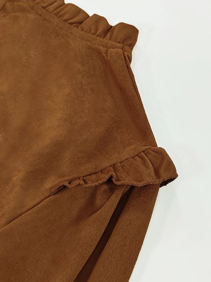 Autumn elegant, long-sleeved dress