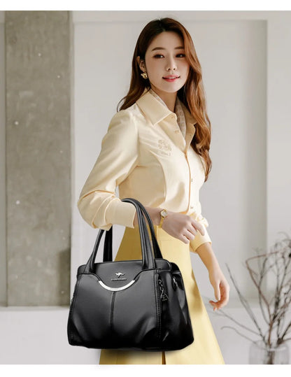 Luxury Handbags Women Soft Leather