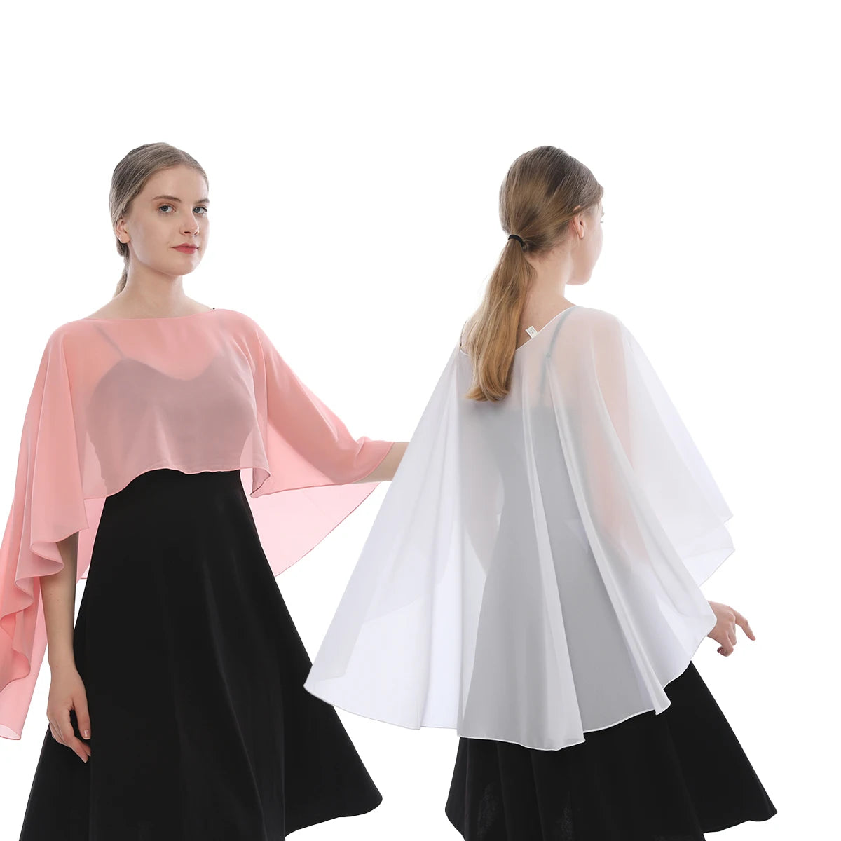 Chiffon Shawl Solid Color