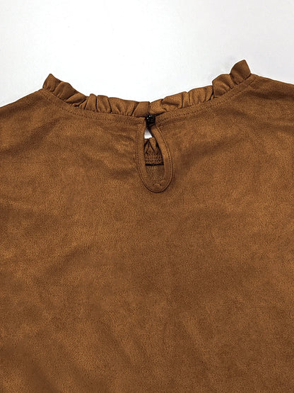 Autumn elegant, long-sleeved dress