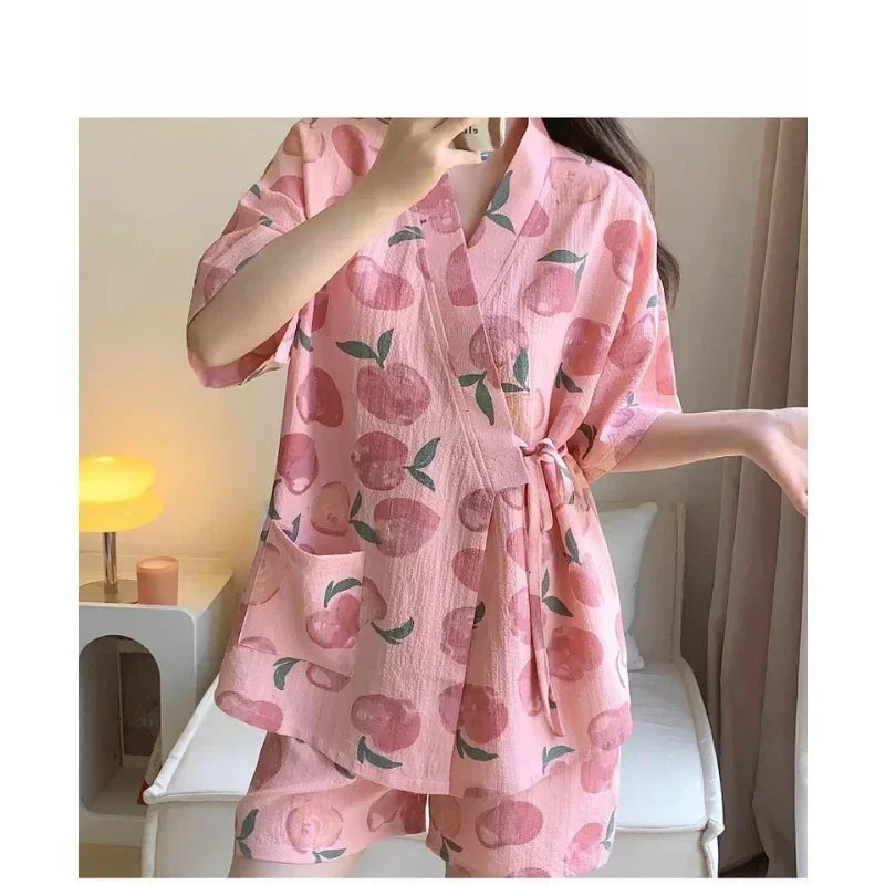 Women's Nightwear Kimono Pajamas