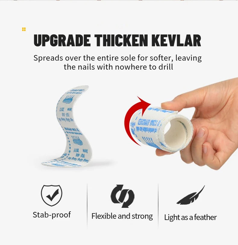 Lightweight, comfortable anti-puncture safety