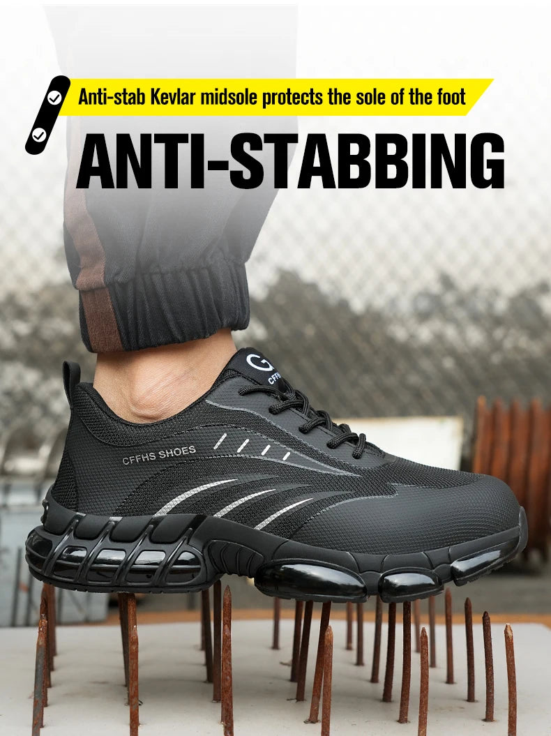 Lightweight, comfortable anti-puncture safety
