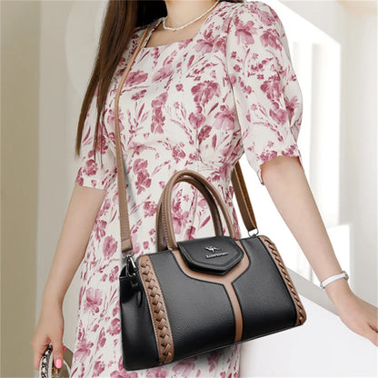 Fashion Large Capacity Leather Handbag