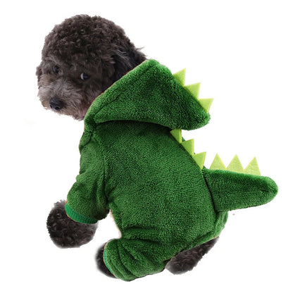 Pet Dog Small Kitten Funny Dinosaur Costumes
