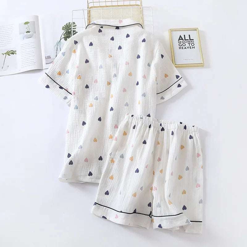 Cotton Two-Piece Pajamas