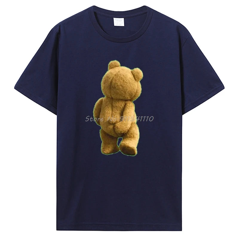 Ted Bear Scratching T Shirt Oversized