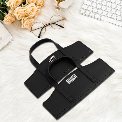 Leather Bag Straps with Clasp for Making Purse