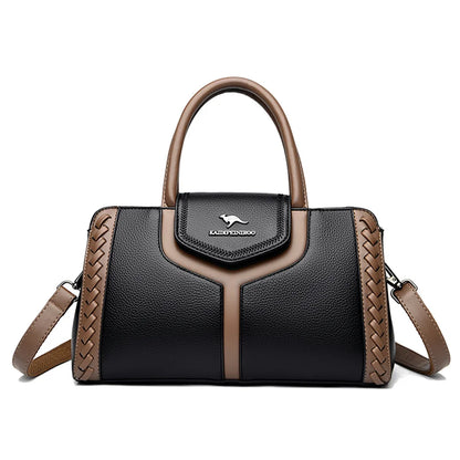 Fashion Large Capacity Leather Handbag