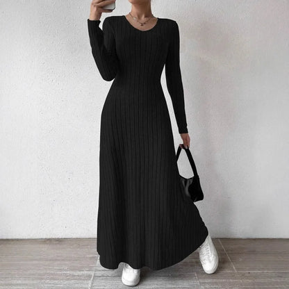 Knitted Long Sleeve A- Line