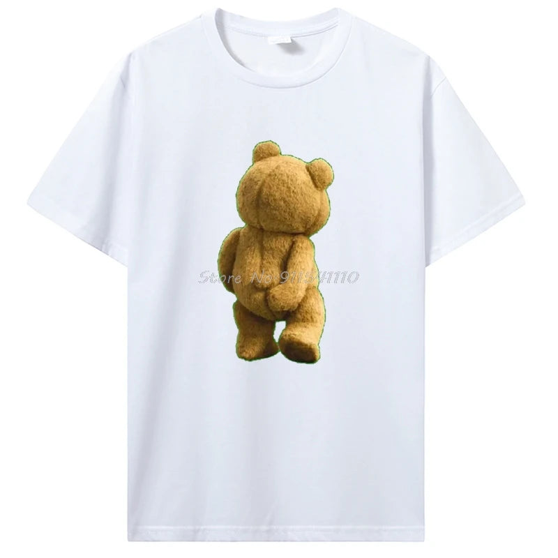 Ted Bear Scratching T Shirt Oversized