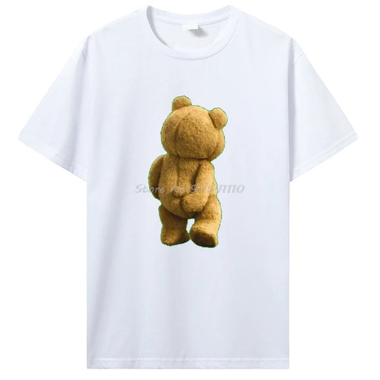 Ted Bear Scratching T Shirt Oversized