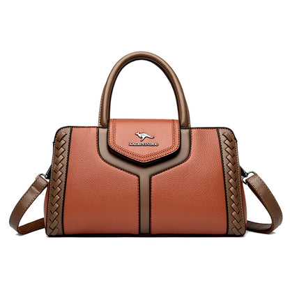 Fashion Large Capacity Leather Handbag