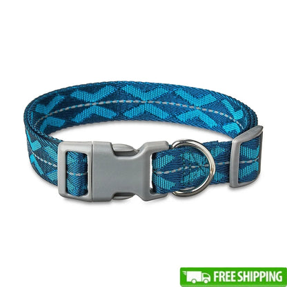 Reflective Adjustable Dog Collar Neck Size 15-26