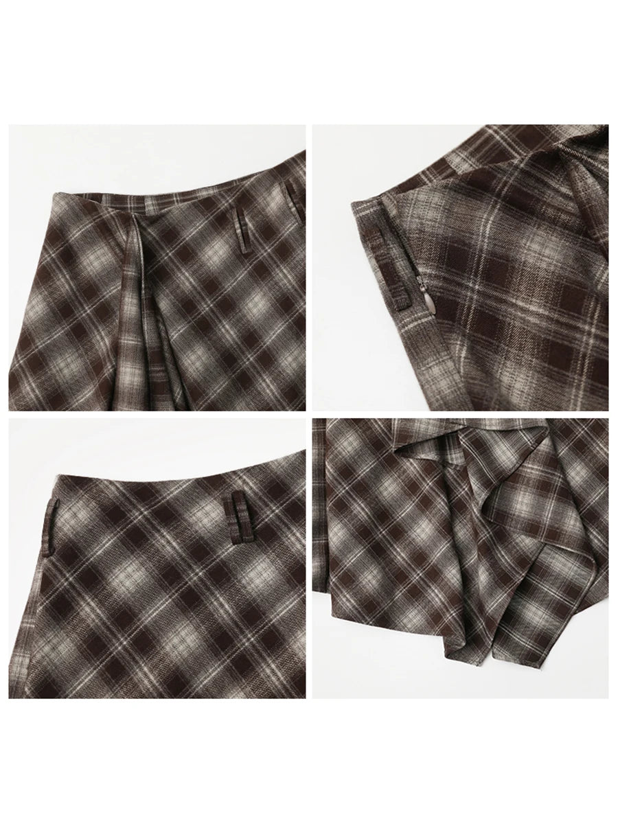 Skirts A-Line Loose High Waist