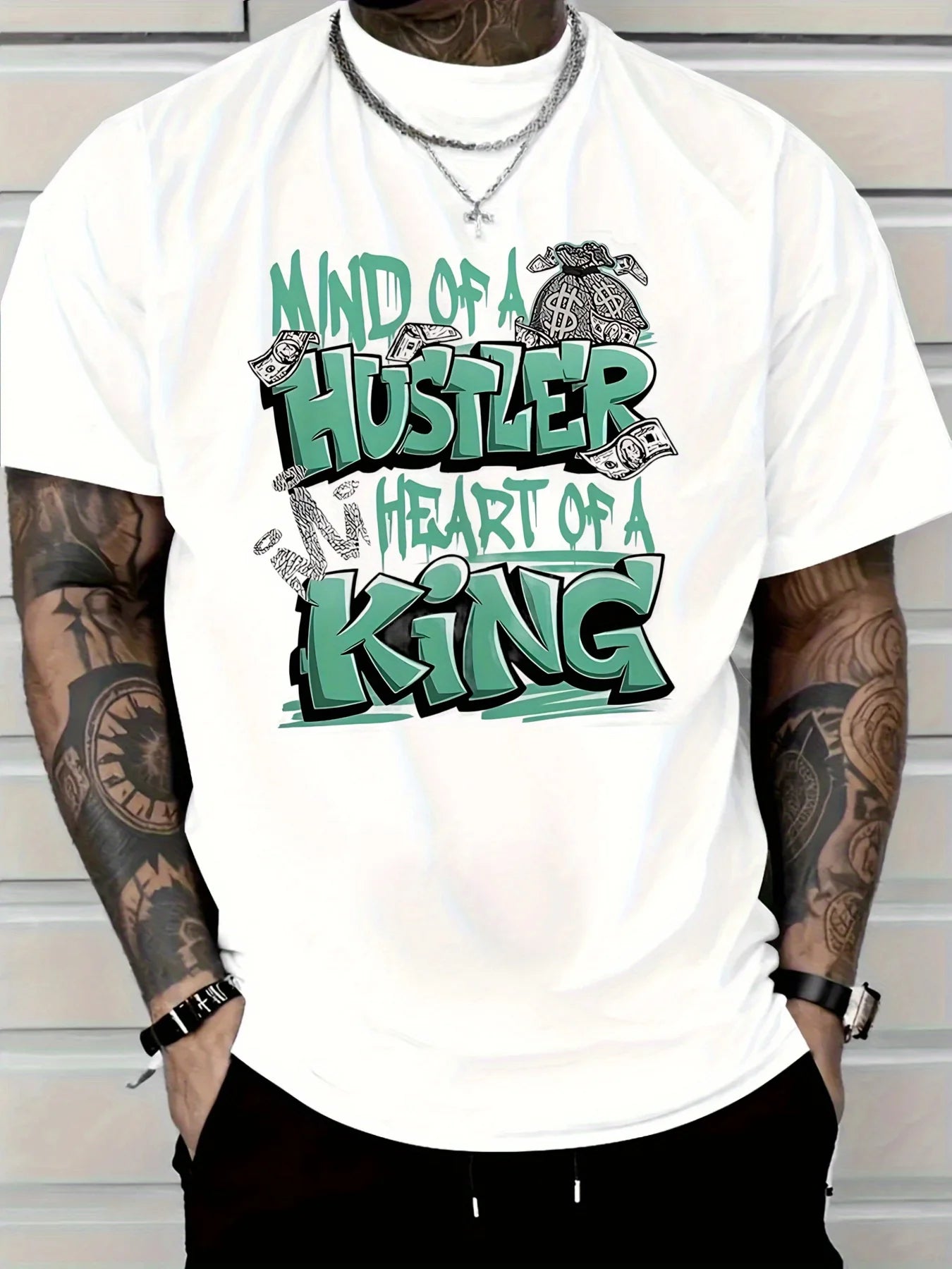 T-shirt Mind of a Hustler Heart of a King