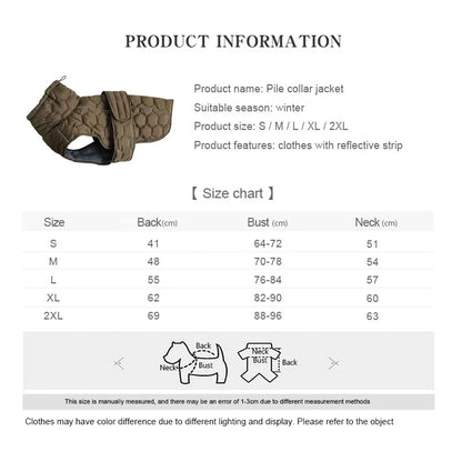 Whippet Greyhound Jacket for Large Breed Dogs