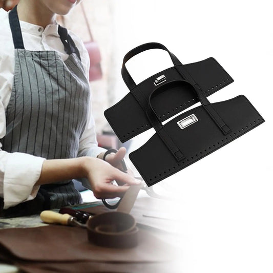 Leather Bag Straps with Clasp for Making Purse