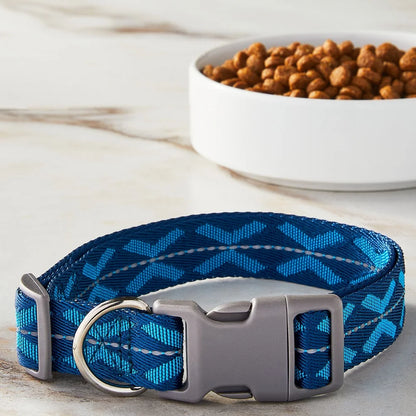 Reflective Adjustable Dog Collar Neck Size 15-26