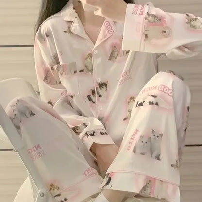 High Quality Ice Silk Light Luxury Pajamas