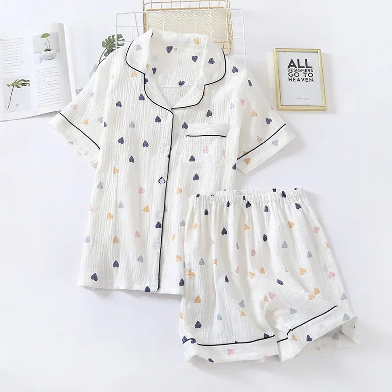 Cotton Two-Piece Pajamas
