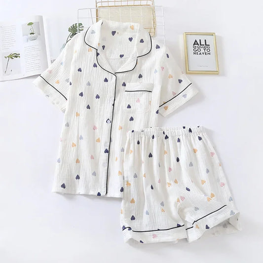 Cotton Two-Piece Pajamas