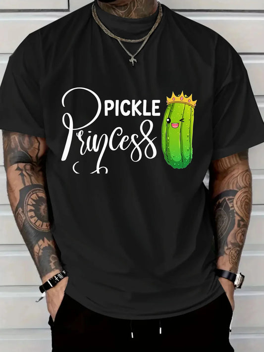 T-Shirt with Cactus King Graphic Print