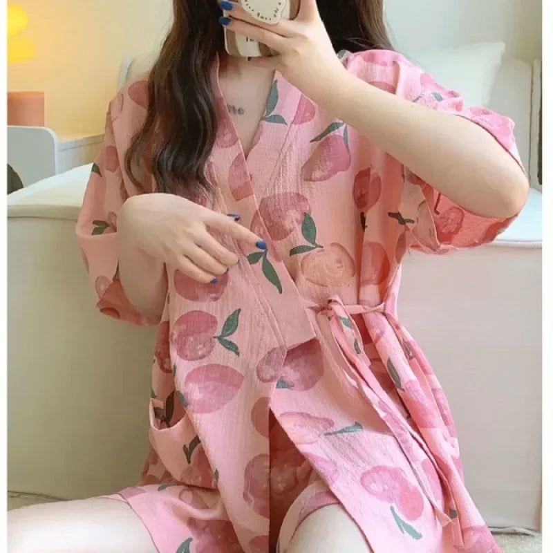 Women's Nightwear Kimono Pajamas