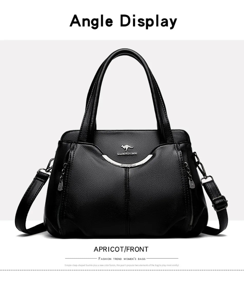 Luxury Handbags Women Soft Leather