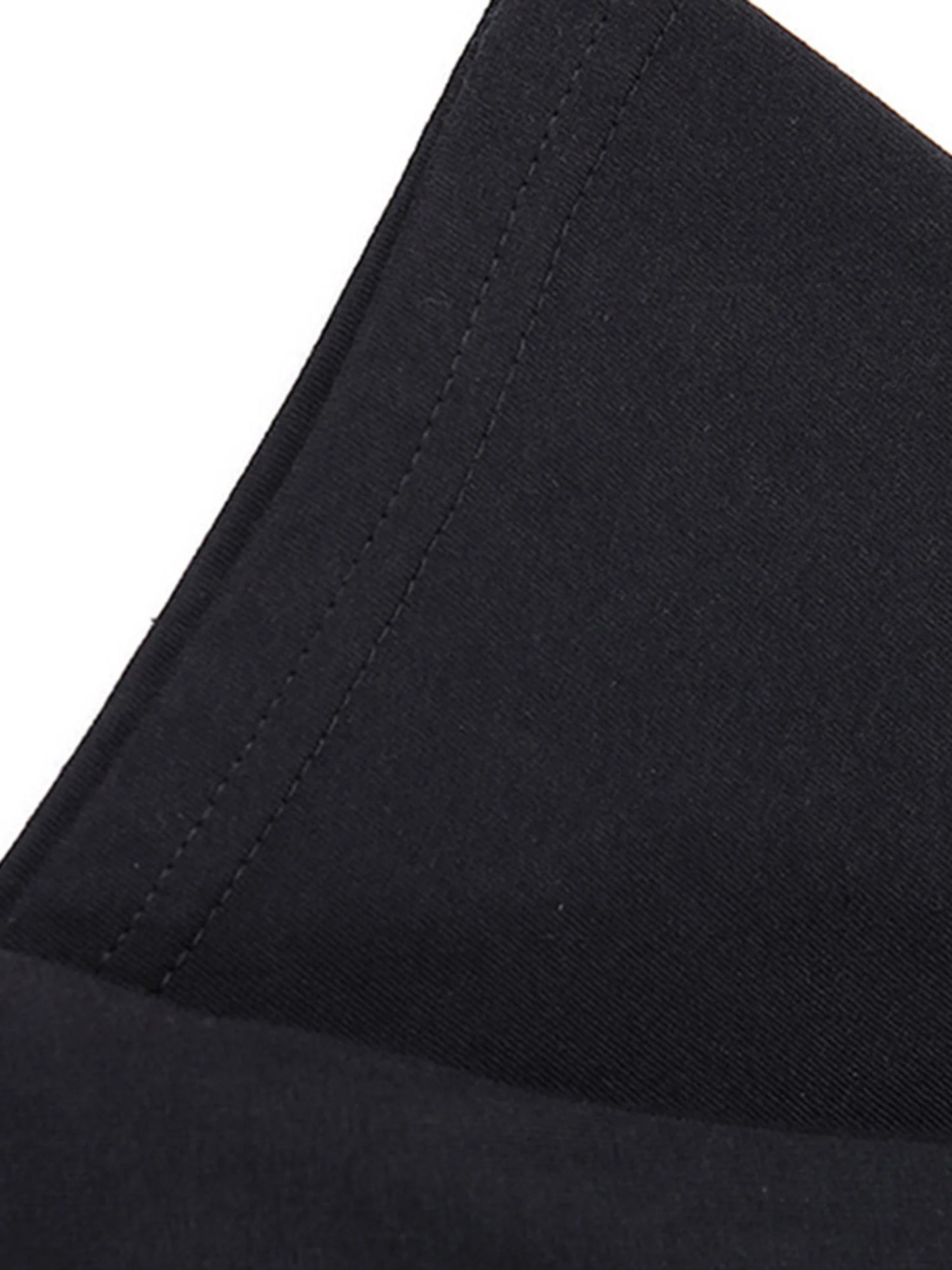 Stretch Round Neck Moon Pattern T-shirt