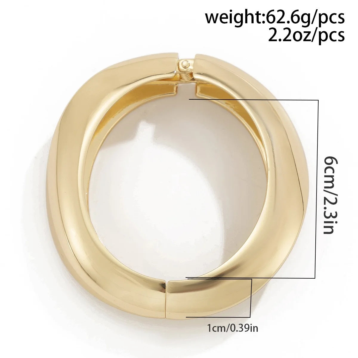 Gold Silver Color Geometric

 Women Bracelet