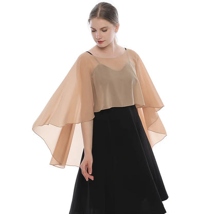 Chiffon Shawl Solid Color