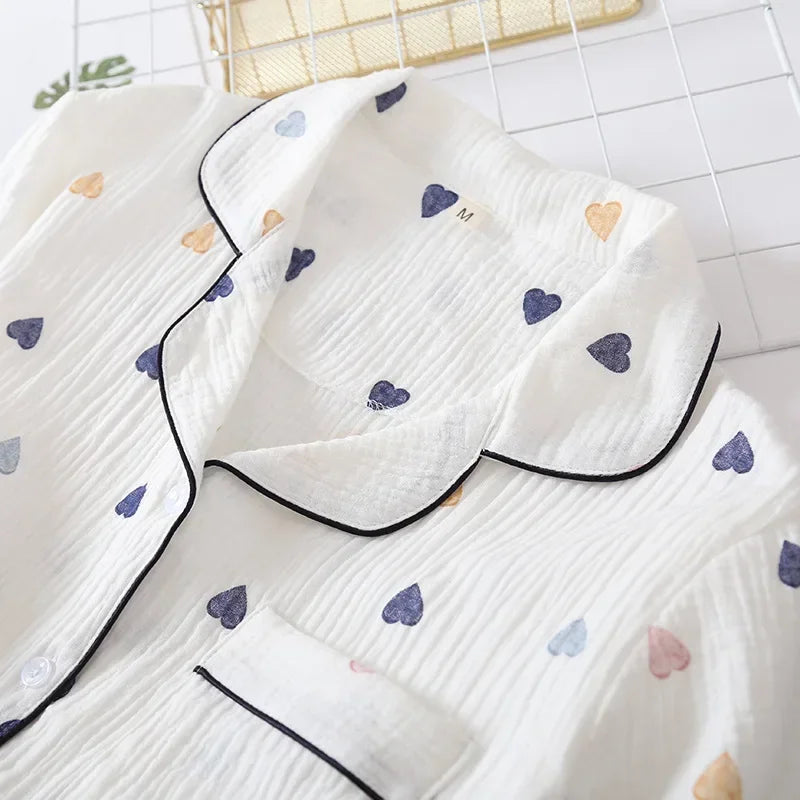 Cotton Two-Piece Pajamas