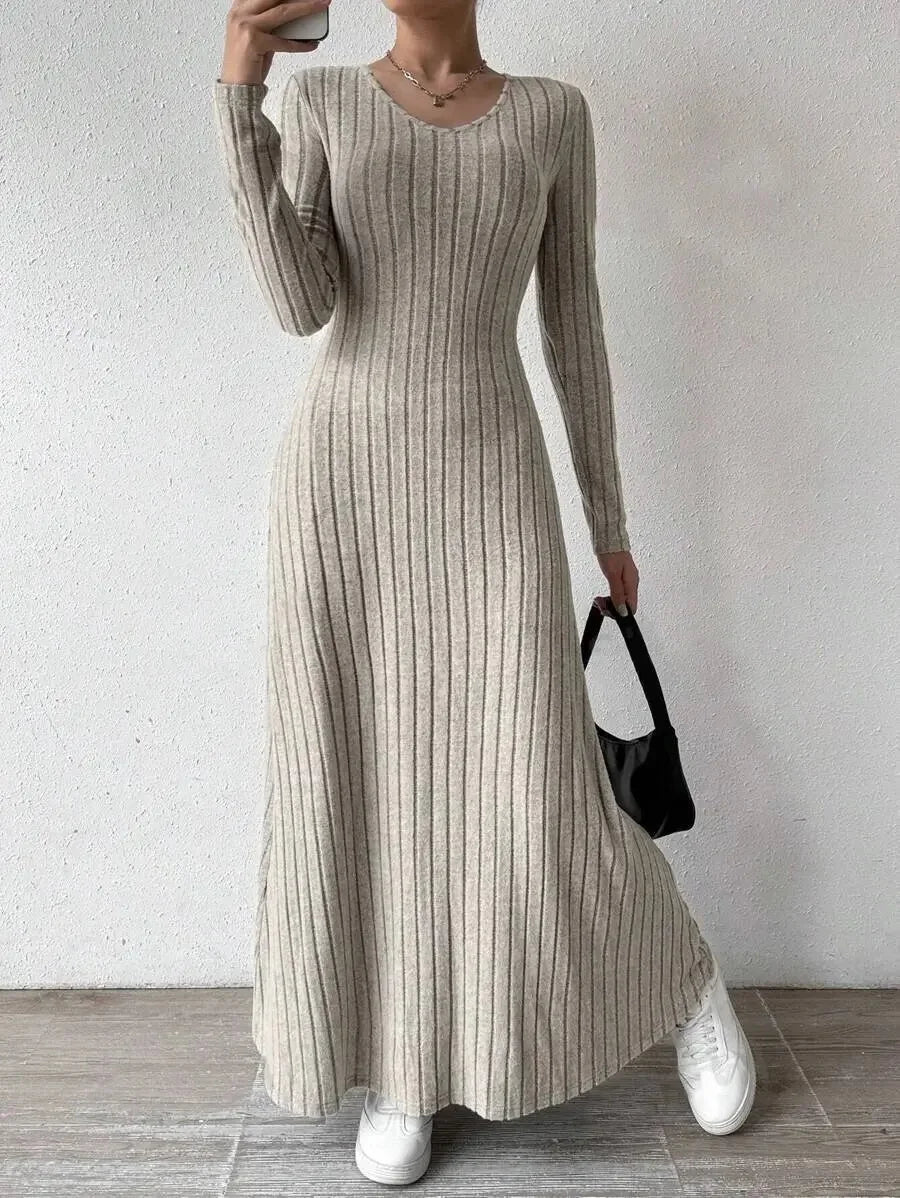 Knitted Long Sleeve A- Line